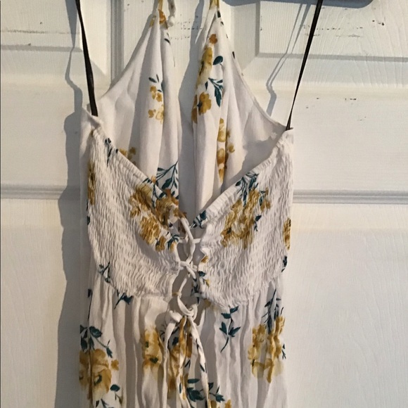 Forever 21 White Floral Pattern Pant Jumpsuit - Picture 4 of 6